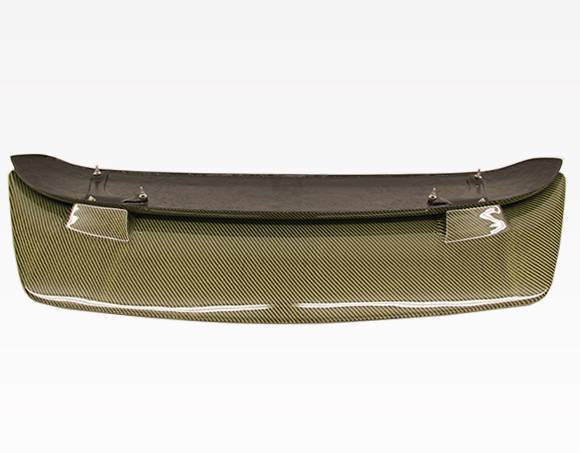 1996-2000 Honda Civic Hatchback KEVLAR CARBON FIBER Yellow Black Spoiler-5