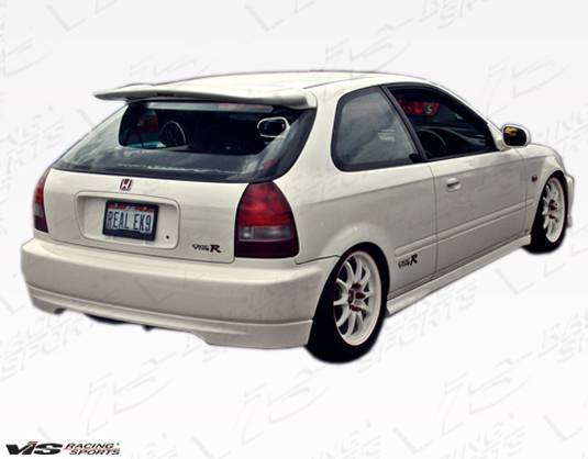 1996-2000 Honda Civic Hatchback FRP Primer Spoiler-1