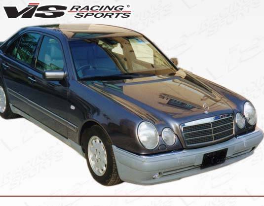 1996-1999 Mercedes E Class W210 4 doors EURO TECH Style FRP Primer Front Bumper-1