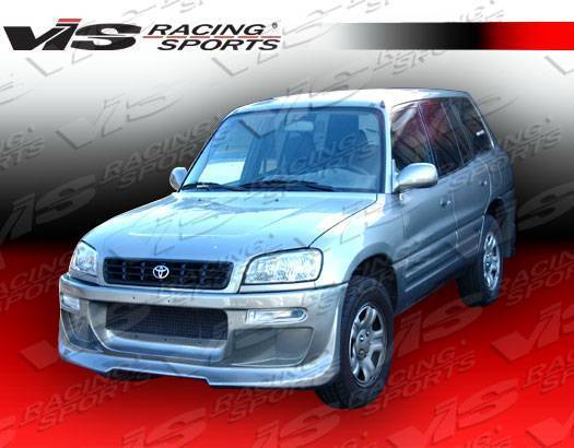 1996-1997 Toyota Rav 4 2 doors BALLISTIX Style FRP Primer Front Bumper-2