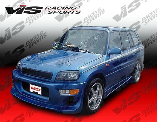 1996-1997 Toyota Rav 4 4 doors FRP Primer Front Bumper-3