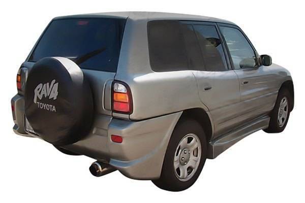 1996-2000 Toyota Rav 4 4 doors BALLISTIX Style FRP Primer Rear Lip-1