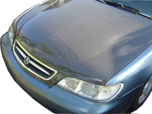 1997-1999 Acura CL 2 doors OEM Style Carbon Fiber Black Hood-1