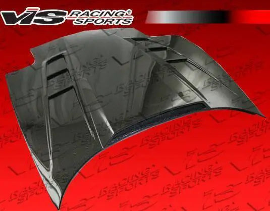 1997-2004 Chevrolet Corvette 2 doors SCV Style Carbon Fiber Black Hood-3