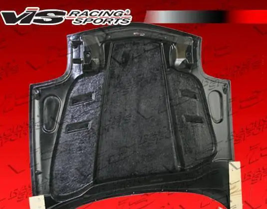 1997-2004 Chevrolet Corvette 2 doors SCV Style Carbon Fiber Black Hood-5