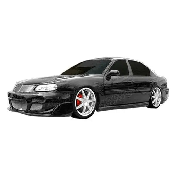 1997-2003 Chevrolet Malibu 4 doors CYBER Style FRP Primer Side Skirts-1