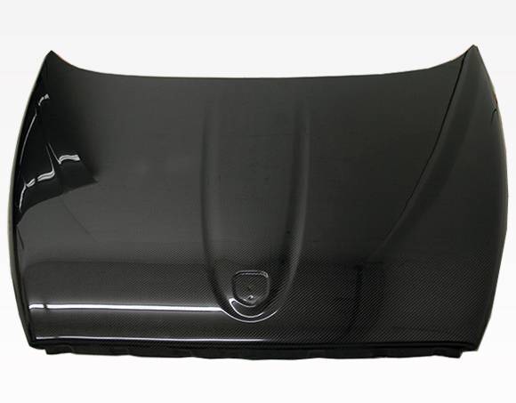 1997-2004 Dodge Dakota OEM Style Carbon Fiber Black Hood-1