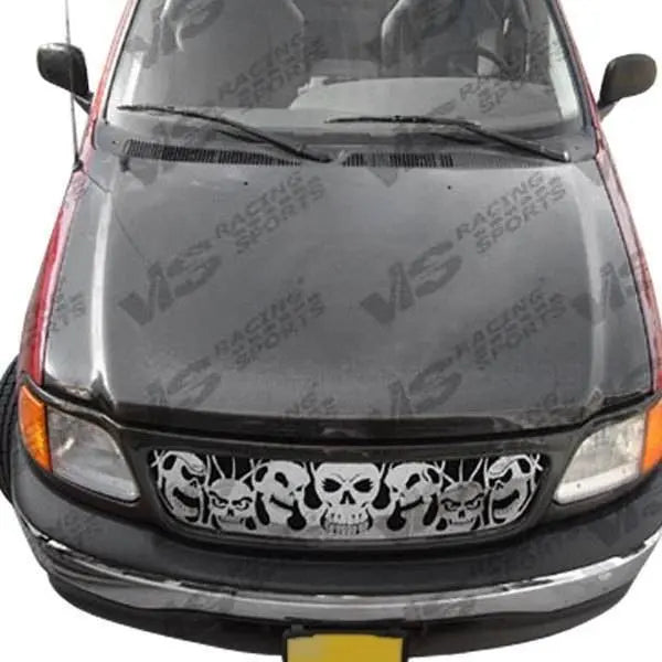 1997-2003 Ford F150 2 doors OEM Style Carbon Fiber Black Hood-1