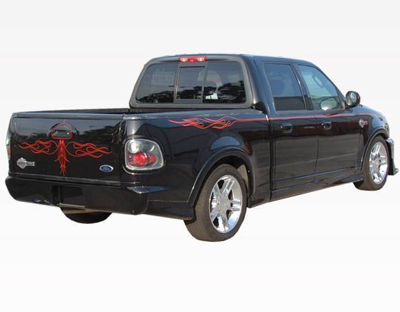 1997-2003 Ford F150 4 doors FRP Primer Rear Bumper-1