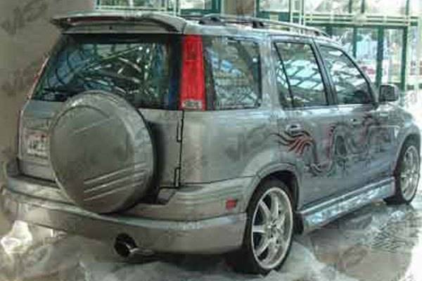 1997-2001 Honda CRV 4 doors TECHNO R Style FRP Primer Full Kit-2