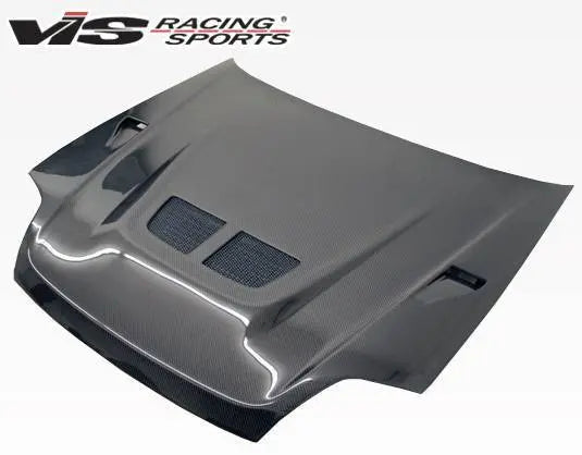 1997-2001 Honda Prelude 2 doors EVO Style Carbon Fiber Black Hood-2