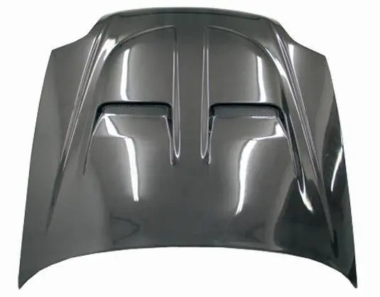 1997-2001 Honda Prelude 2 doors XTREME GT Style Carbon Fiber Black Hood-2
