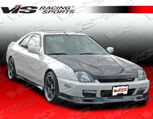 1997-2001 Honda Prelude 2 doors Carbon Fiber Black Front Lip-1