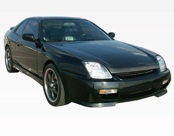 1997-2001 Honda Prelude 2 doors TECHNO R Style FRP Primer Front Bumper-1