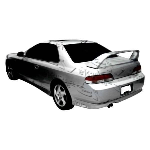 1997-2001 Honda Prelude 2 doors TECHNO R 2 Style FRP Primer Rear Lip-1
