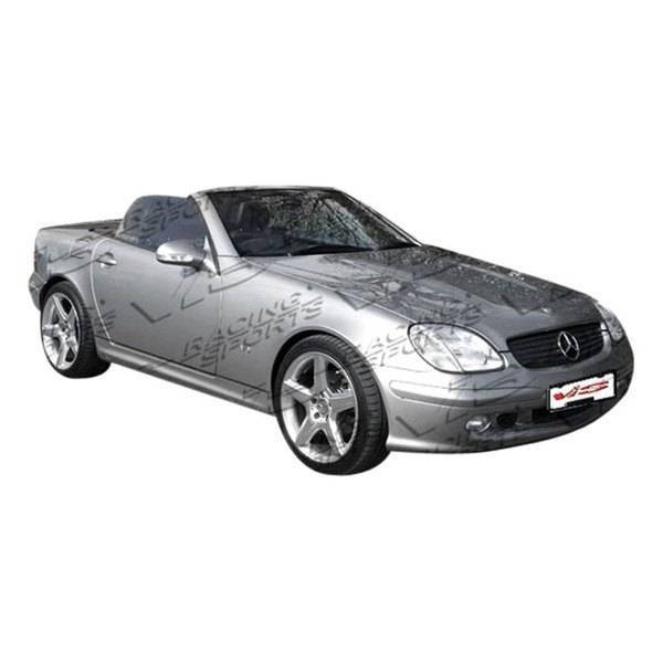 1997-2004 Mercedes SLK R170 2 doors LASER Style FRP Primer Front Bumper-1