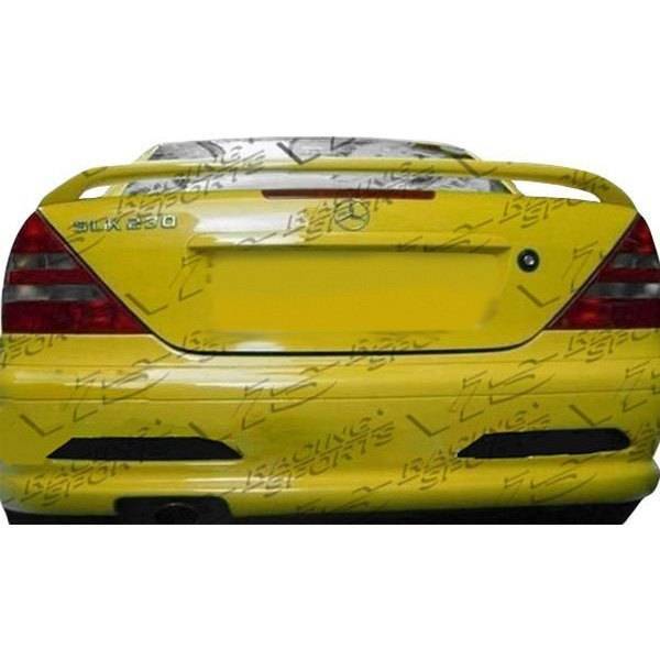 1997-2004 Mercedes SLK R170 2 doors LASER Style FRP Primer Rear Bumper-1