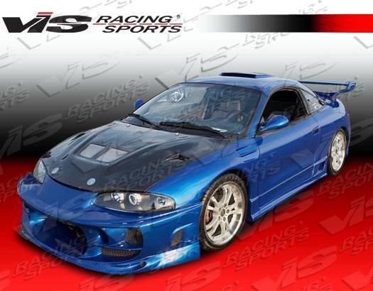 1997-1999 Mitsubishi Eclipse 2 doors Ballistix 2 Style FRP Primer Full Kit-2