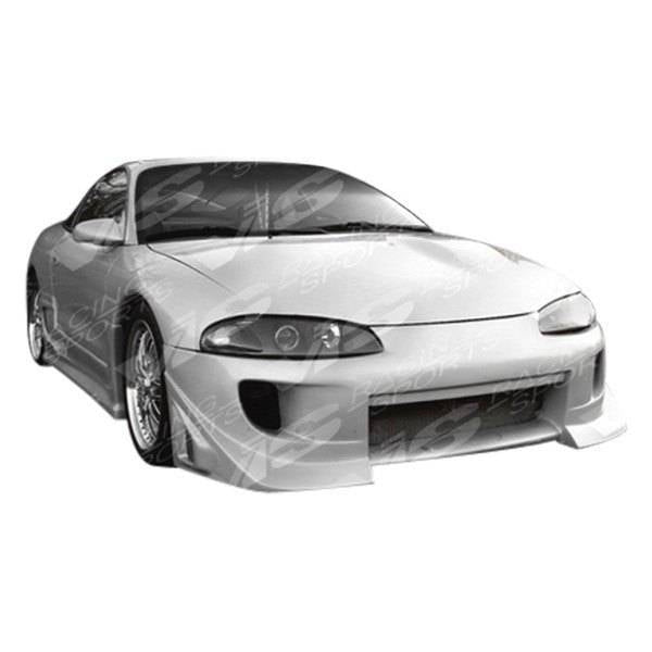 1997-1999 Mitsubishi Eclipse 2 doors BATTLE Z Style FRP Primer Front Bumper-2