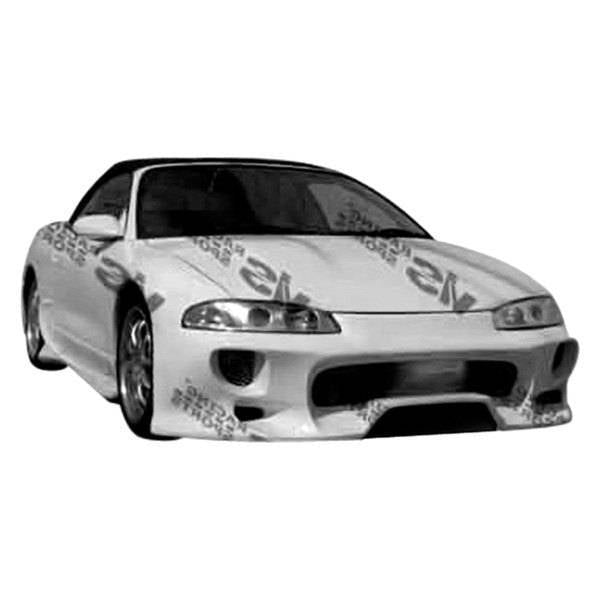 1997-1999 Mitsubishi Eclipse 2 doors INVADER Style FRP Primer Front Bumper-1