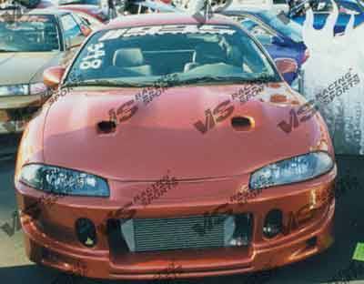 1997-1999 Mitsubishi Eclipse 2 doors TSC Style FRP Primer Full Kit-1