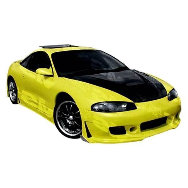 1997-1999 Mitsubishi Eclipse 2 doors TSC 3 Style FRP Primer Front Bumper-1