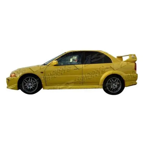 1997-2001 Mitsubishi Mirage 2 doors Evolution 5 Style FRP Primer Side Skirts-1