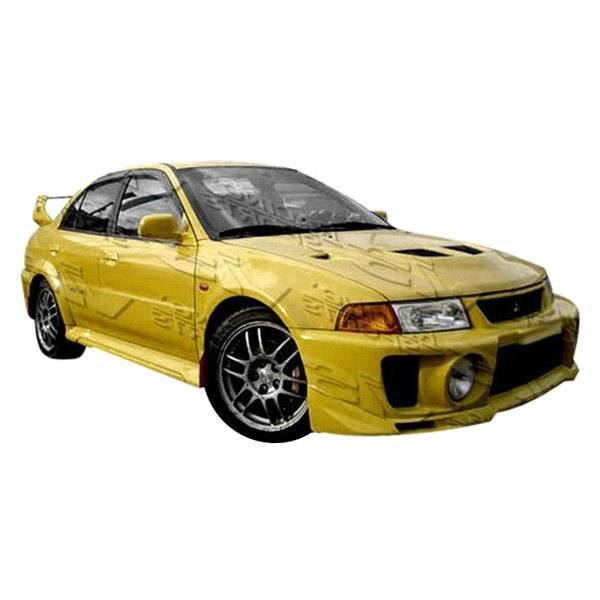 1997-2001 Mitsubishi Mirage 2 doors Evolution 5 Style FRP Primer Full Kit-1