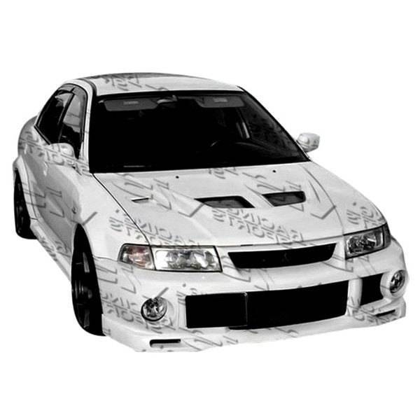 1997-2001 Mitsubishi Mirage 2 doors Evolution 6 Style FRP Primer Front Bumper-1