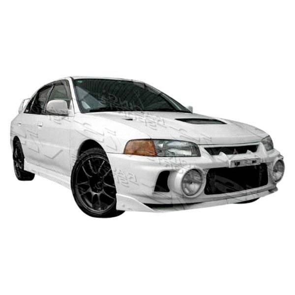 1997-2001 Mitsubishi Mirage 4 doors Evolution 5 Style FRP Primer Full Kit-1