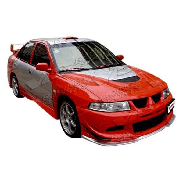 1997-2001 Mitsubishi Mirage 4 doors EVO 8 Style FRP Primer Full Kit-1