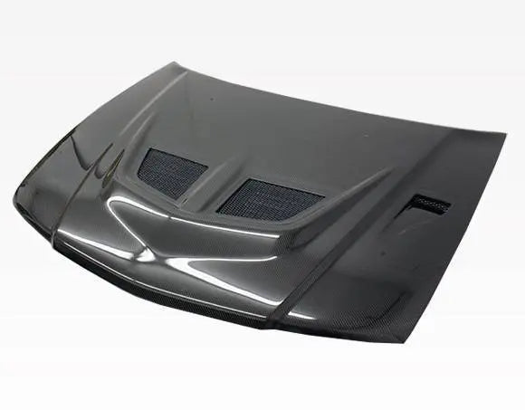 1997-2001 Mitsubishi Mirage JDM 4 doors EVO Style Carbon Fiber Black Hood-2