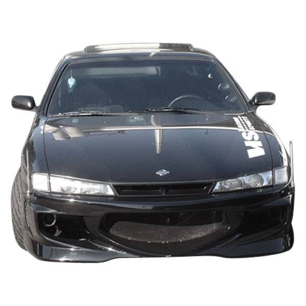 1997-1998 Nissan 240SX 2 doors GT BOMBER Style FRP Primer Full Kit-3