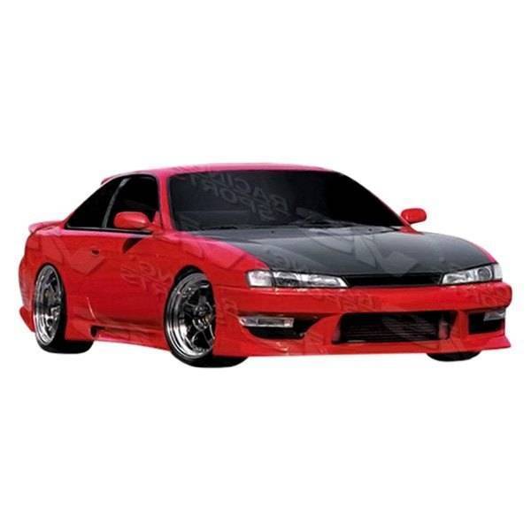 1997-1998 Nissan 240SX 2 doors G Speed Style FRP Primer Front Bumper-1