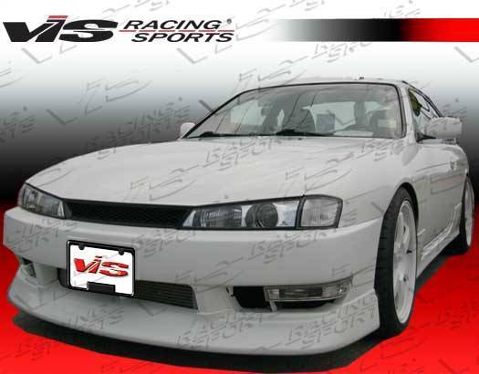 1997-1998 Nissan 240SX Carbon Fiber Black Front Lip-3