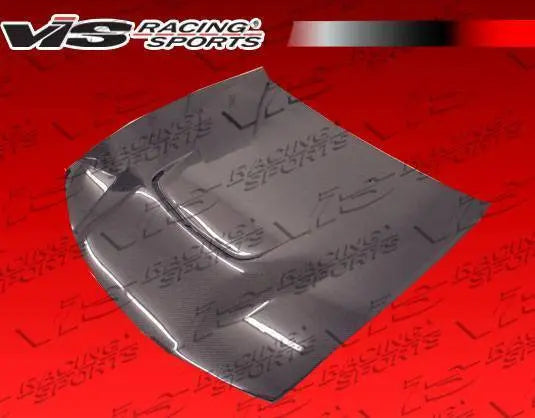 1997-1998 Nissan 240SX 2 doors JS Style Carbon Fiber Black Hood-1