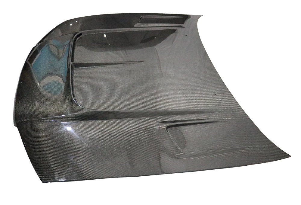 1997-1998 Nissan SKYLINE R33 (GTS) 2DR Drift 2 Style Carbon Fiber Hood