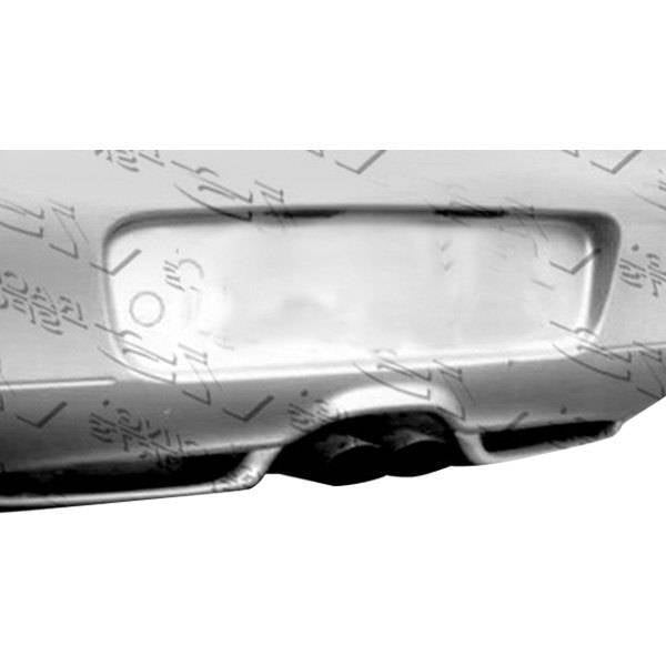 1997-2004 Porsche Boxster 986 2 doors G Tech Style FRP Primer Rear Lip-1