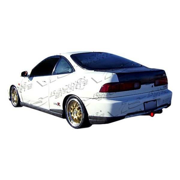 1998-2001 Acura Integra 2 doors Type R Style FRP Primer Rear Lip-1