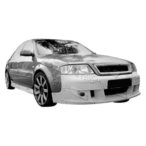 1998-2004 Audi A6 4 doors EURO TECH Style FRP Primer Front Bumper-1