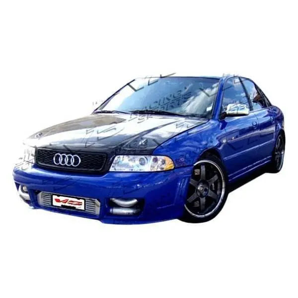 1998-2002 AUDI S4 4 doors OEM Style Carbon Fiber Black Hood-1