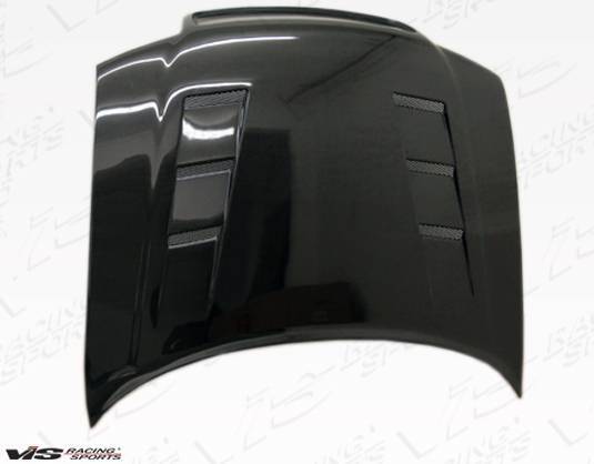 1998-2002 AUDI S4 4 doors TERMINATOR Style Carbon Fiber Black Hood-3