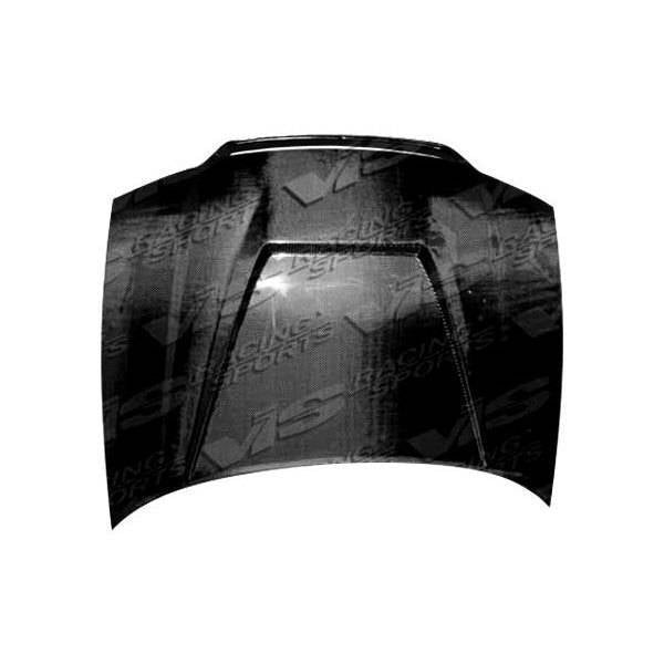 1998-2002 AUDI S4 4 doors INVADER Style Carbon Fiber Black Hood-1