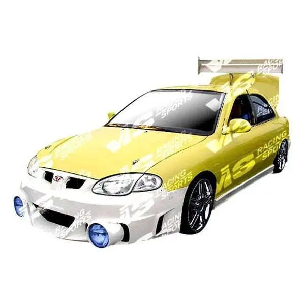 1998-2003 Ford Escort 2 doors EVO Style FRP Primer Side Skirts-1