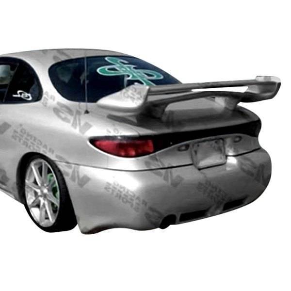 1998-2003 Ford Escort 2 doors INVADER Style FRP Primer Rear Lip-1
