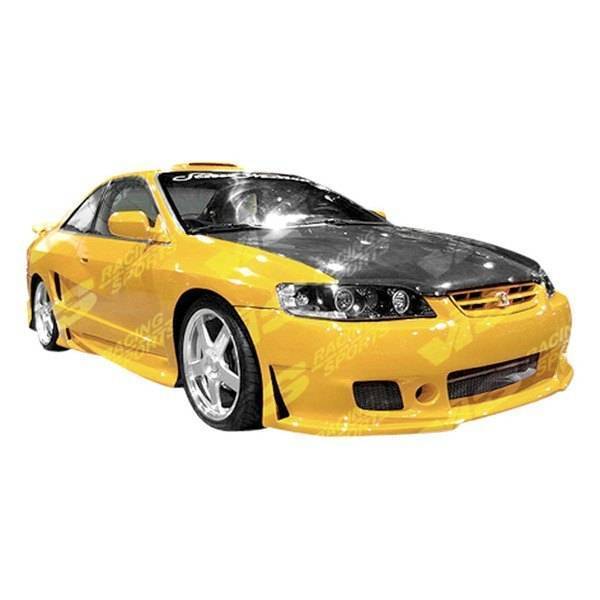 1998-2002 Honda Accord 2 doors TSC 3 Style FRP Primer Front Bumper-1