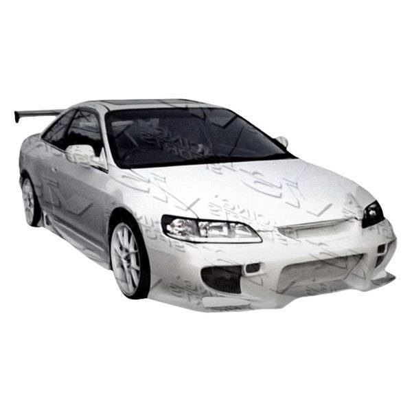 1998-2002 Honda Accord 4 doors INVADER Style FRP Primer Front Bumper-1