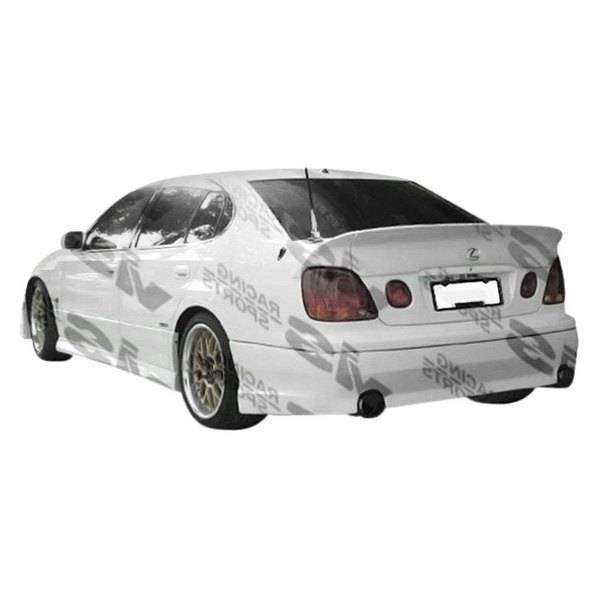 1998-2005 Lexus GS300 GS400 4 doors VIP Style FRP Primer Rear Lip-1