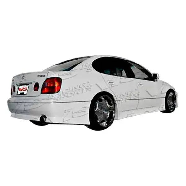 1998-2005 Lexus GS300 GS400 4 doors V Speed Style FRP Primer Side Skirts-1