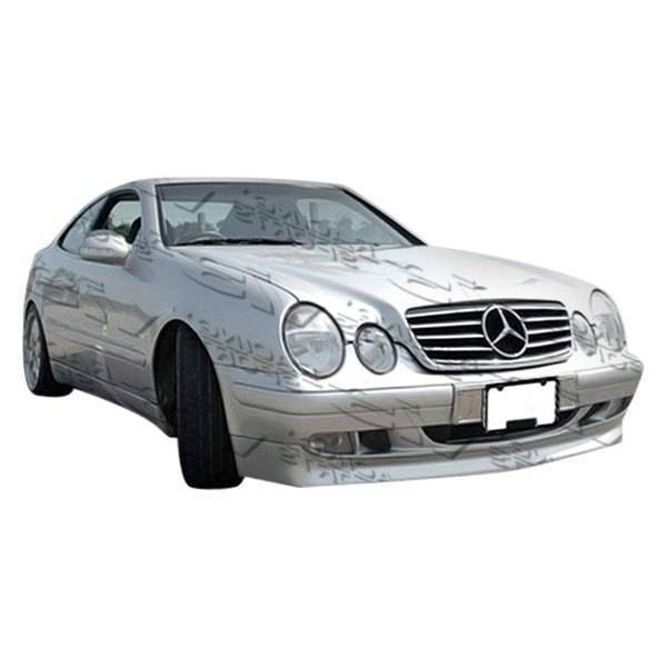 1998-2002 Mercedes Clk W208 2 doors B-SPEC Style FRP Primer Front Lip-1